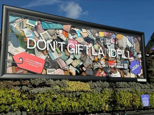 Dont gift landfill 3d billboard