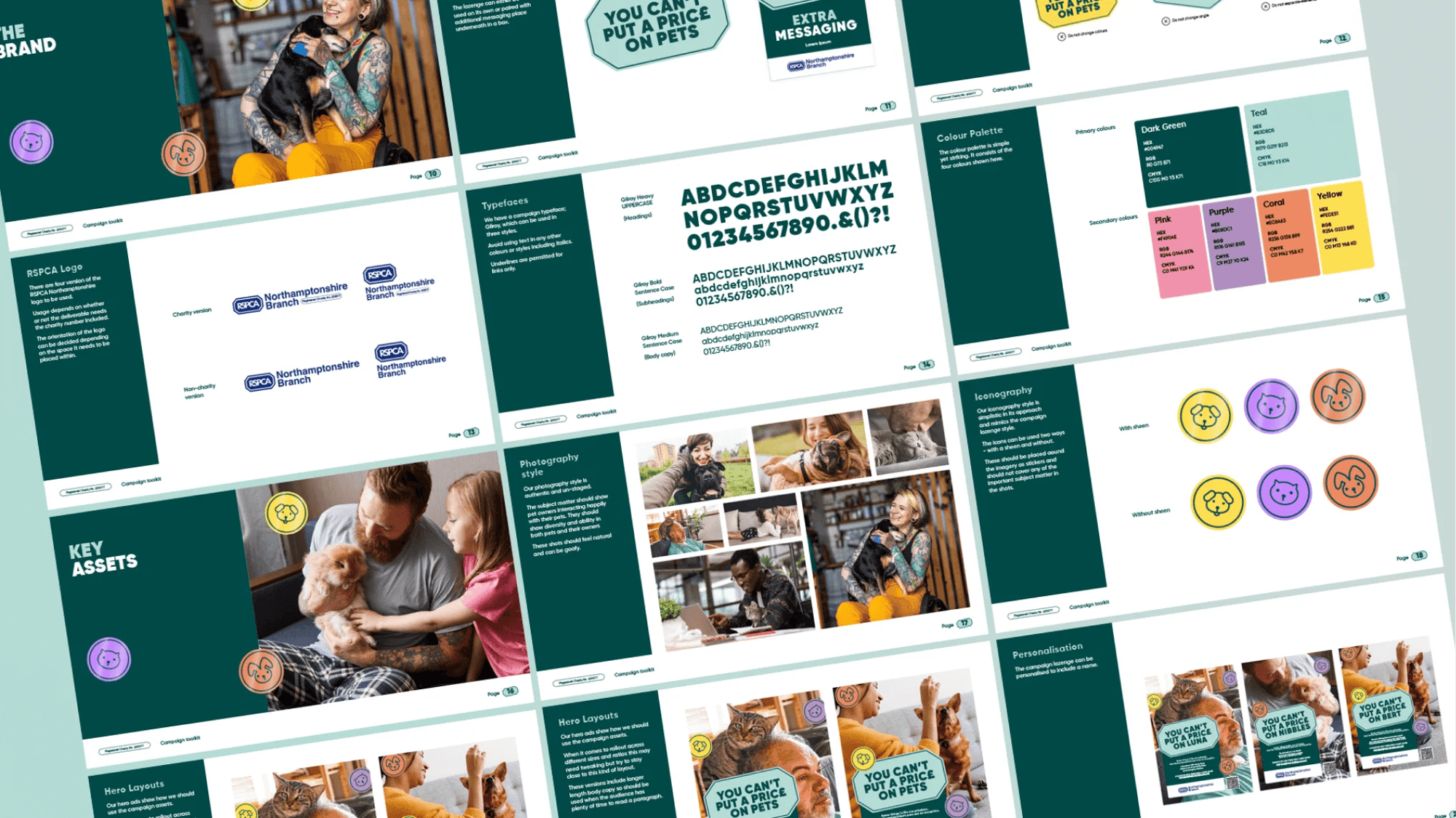 A mock up of the campaign toolkit we created for the charity to use.